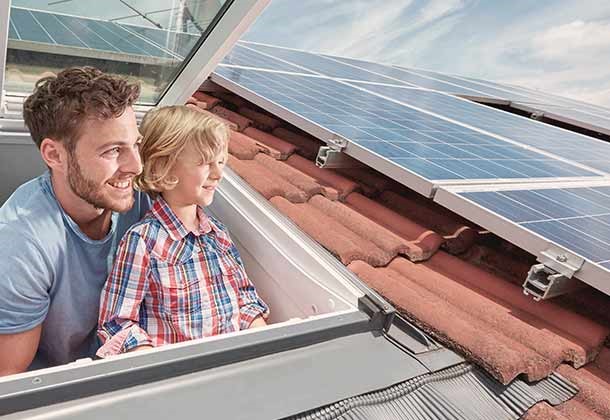 Solarenergie wird in Willich mit dem Energiedach gewonnen